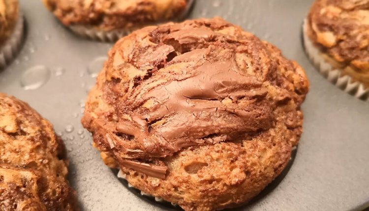 nutella banana muffins easy