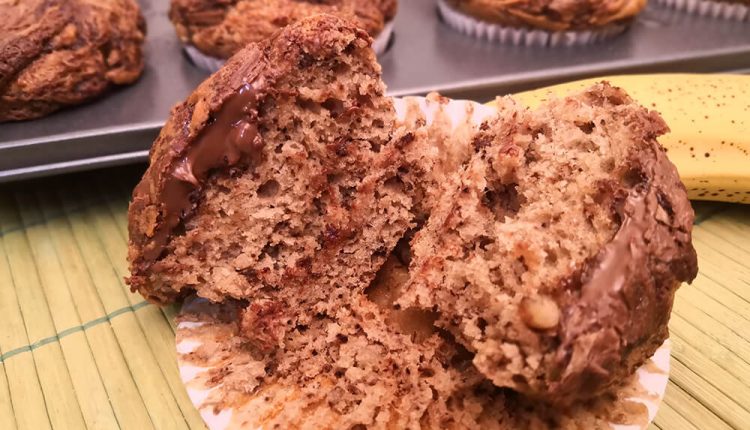 nutella banana muffins easy recipe