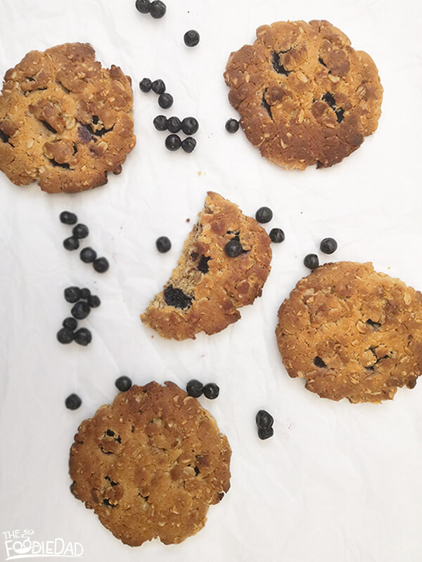 peanut butter blueberry cookies recipe