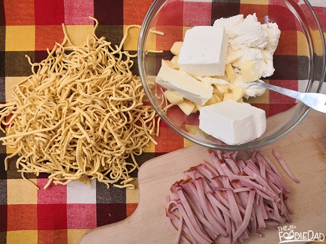 noodles in white sauce ingredients